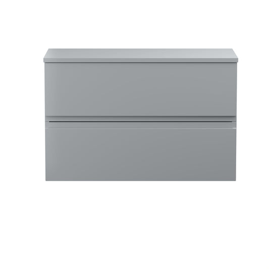 Hudson Reed Urban 800mm Wall Hung 2 Drawer Vanity Unit With Worktop