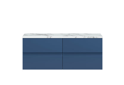 Hudson Reed Urban 1200mm Wall Hung 4-Drawer Unit With Laminate Worktop