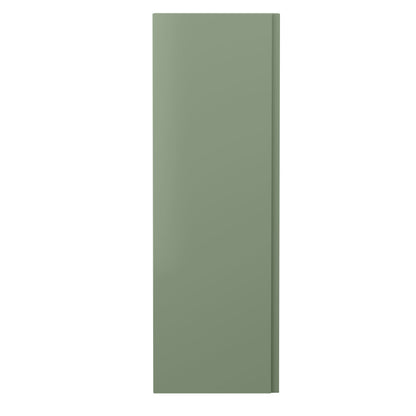 Hudson Reed Urban 400mm 1 Door Satin Green Wall Hung Tall Cabinet