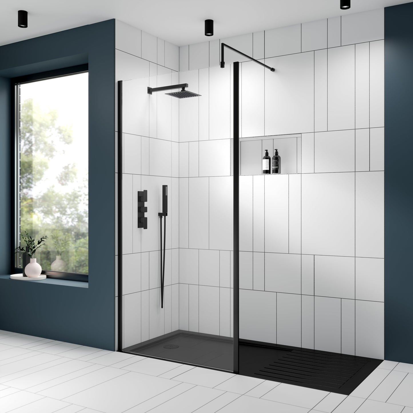 Rectangular Walk-In Slimline Shower Tray 1600 x 800mm