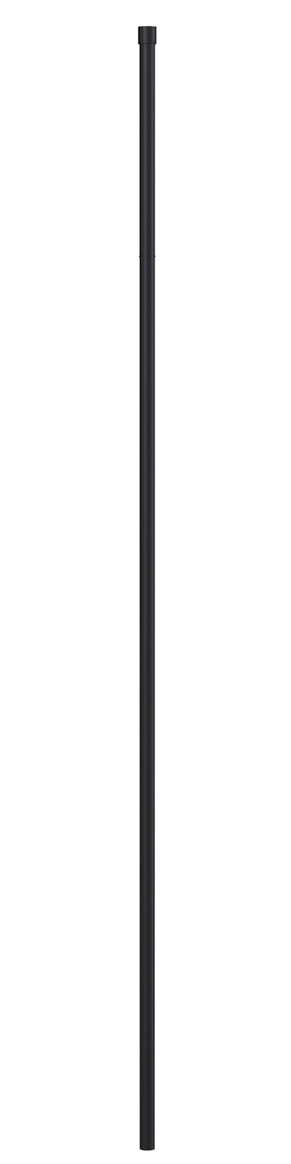 Black Wetroom Screen Ceiling Post