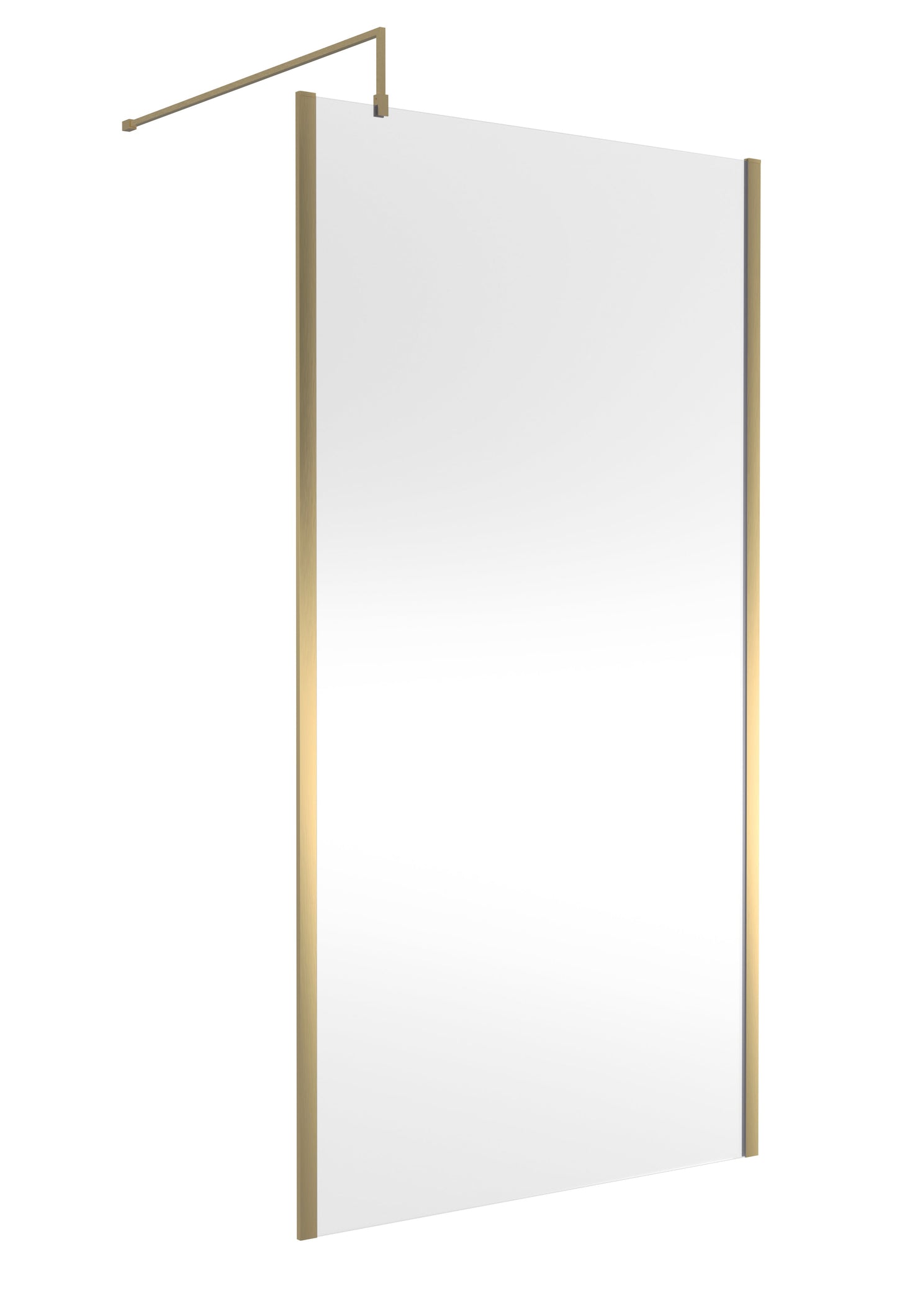 1100mm Outer Framed Wetroom Screen with Support Bar