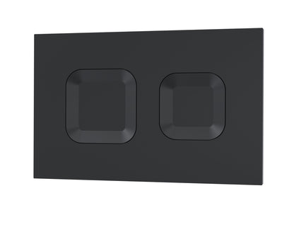 Matt Black Square Dual Flush Push Button